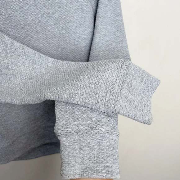 Lululemon Womens 4 Catch A Moment Crew Heathered Core  Light Grey - Picture 11 of 16